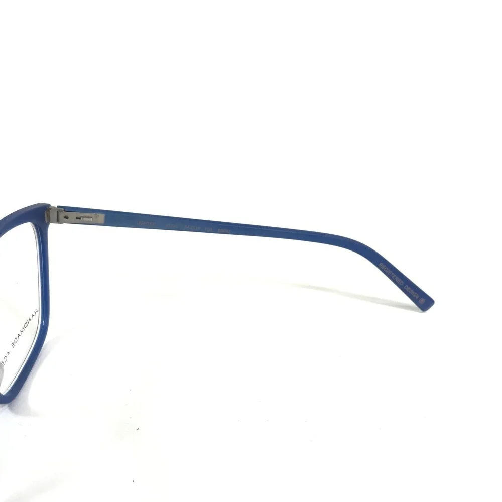 Morel Eyeglasses Frames LIGHTEC 8112L BB032 Blue Square Full Rim 54-15-135